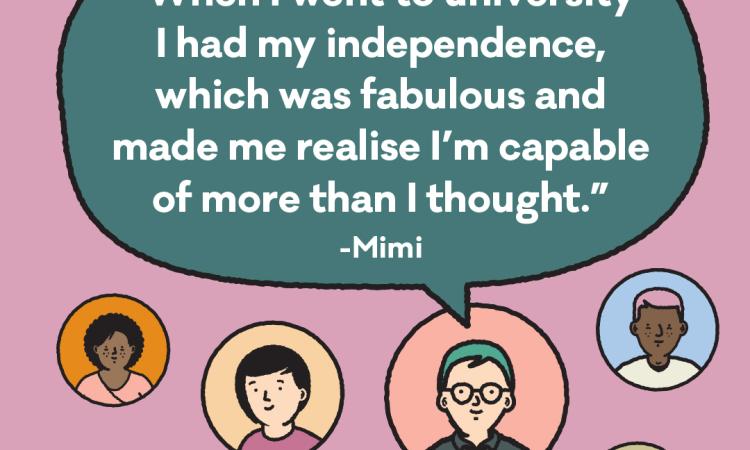 Behind the books - gaining confidence quote