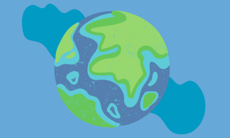 Graphic of the earth