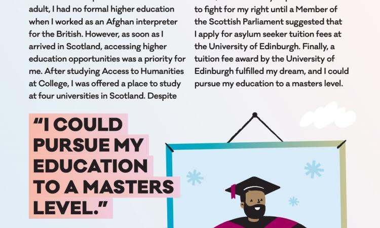 Image of the education poster