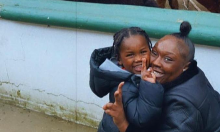Raiye and her son