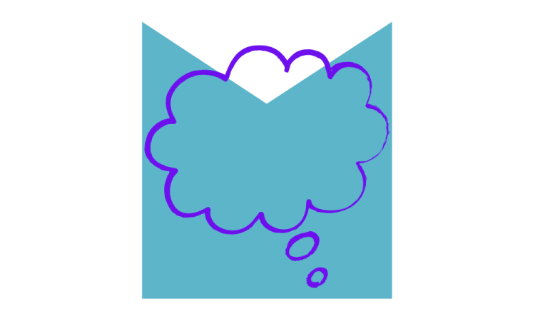 Thought bubble graphic