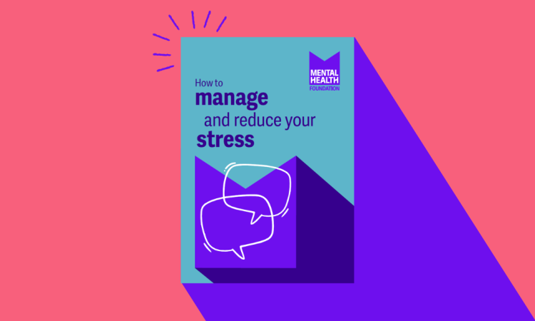 Cover of the 'How to manage and reduce your stress' publication