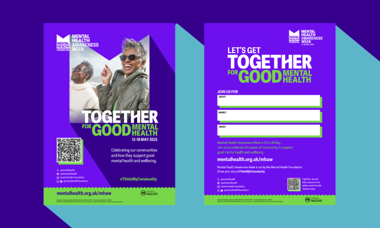 Mental Health Awareness Week 2025 posters