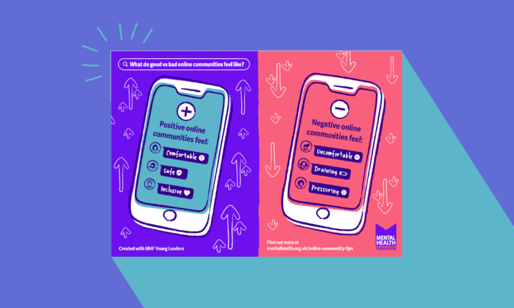 Preview of the poster - What good vs bad online communities feel like
