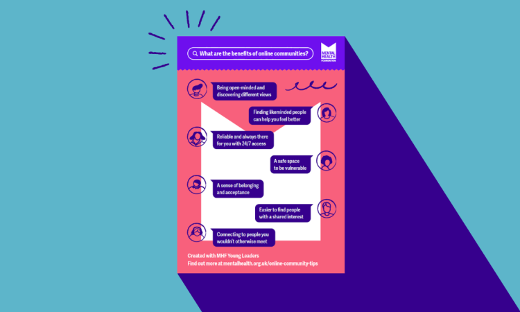 A preview of the benefits of online communities poster